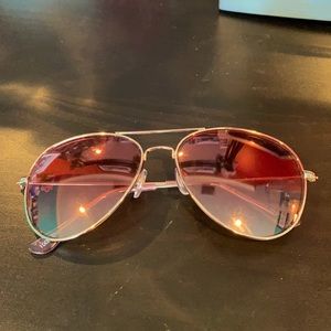 Pink Aviator Sunglasses